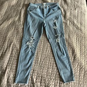 Levi High Rise Super Skinny Jeans Size 32
